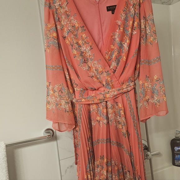 Laura Chiffon fit and flare dress - Picture 2 of 2